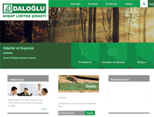 Tablet Screenshot of dalogluahsap.com